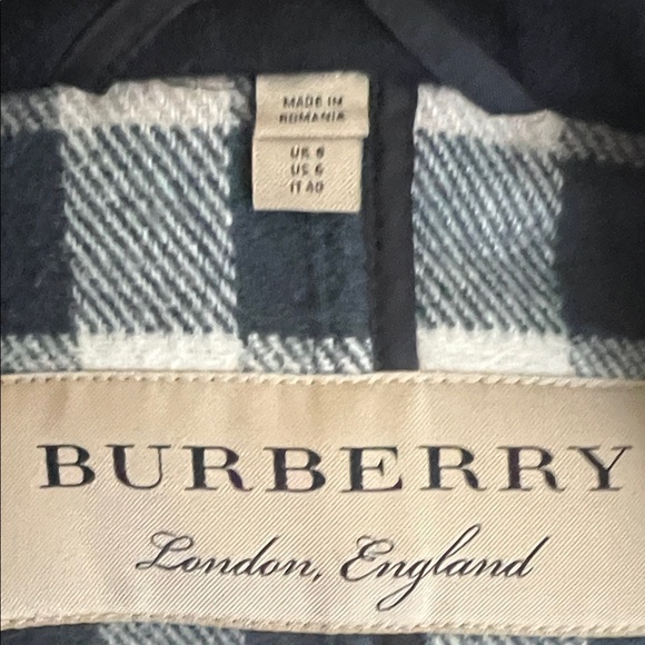 Burberry Black Wool Coat - Picture 3 of 8